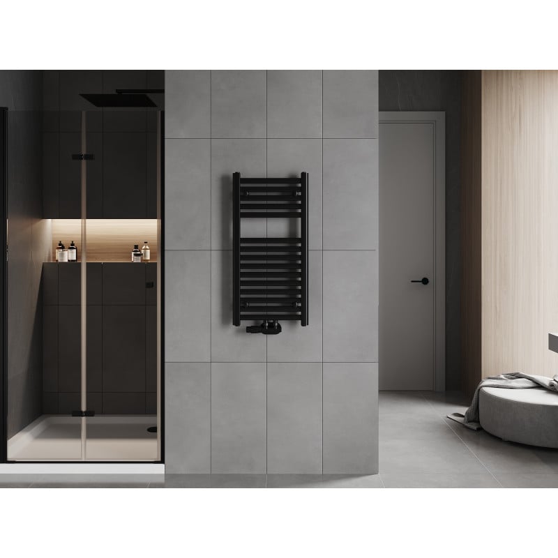 Mexen Hades Badezimmerheizkörper 800 x 400 mm, 320 W, schwarz - W104-0800-400-00-70