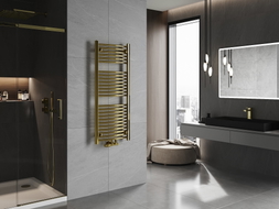 Mexen Ares Badezimmerheizkörper 1200 x 500 mm, 420 W, gold - W102-1200-500-00-50