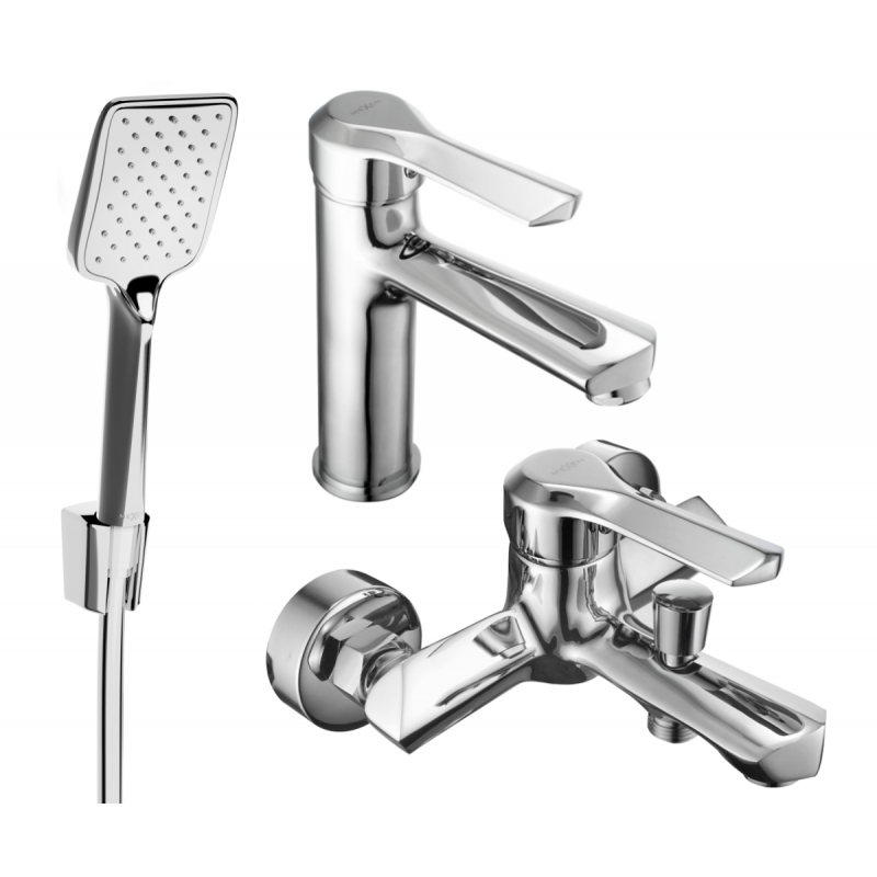 Mexen Sabre R62 Badewannen-Set, Chrom - 72103R62-00