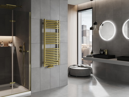 Mexen Hades Badezimmerheizkörper 1200 x 500 mm, 450 W, gold - W104-1200-500-00-50