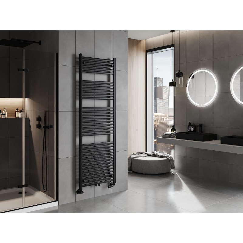 Mexen Hades Badezimmerheizkörper 1800 x 600 mm, 1000 W, schwarz - W104-1800-600-00-70