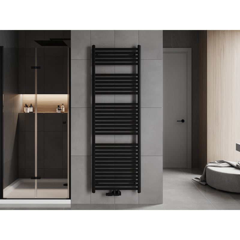 Mexen Hades Badezimmerheizkörper 1800 x 600 mm, 1000 W, schwarz - W104-1800-600-00-70