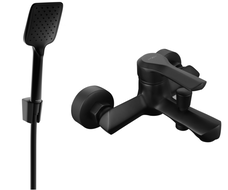 Mexen Sabre R62 Badewannenarmatur mit Duschset, Schwarz - 7213R62-70