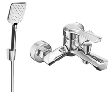 Mexen Sabre R62 Badewannenarmatur mit Duschset, Chrom - 7213R62-00