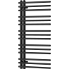 Mexen Neptun dekorativer Badezimmerheizkörper 900 x 500 mm, 369 W, schwarz - W101-0900-500-00-70