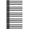 Mexen Neptun dekorativer Badezimmerheizkörper 900 x 500 mm, 369 W, schwarz - W101-0900-500-00-70