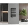 Mexen Neptun dekorativer Badezimmerheizkörper 900 x 500 mm, 369 W, schwarz - W101-0900-500-00-70