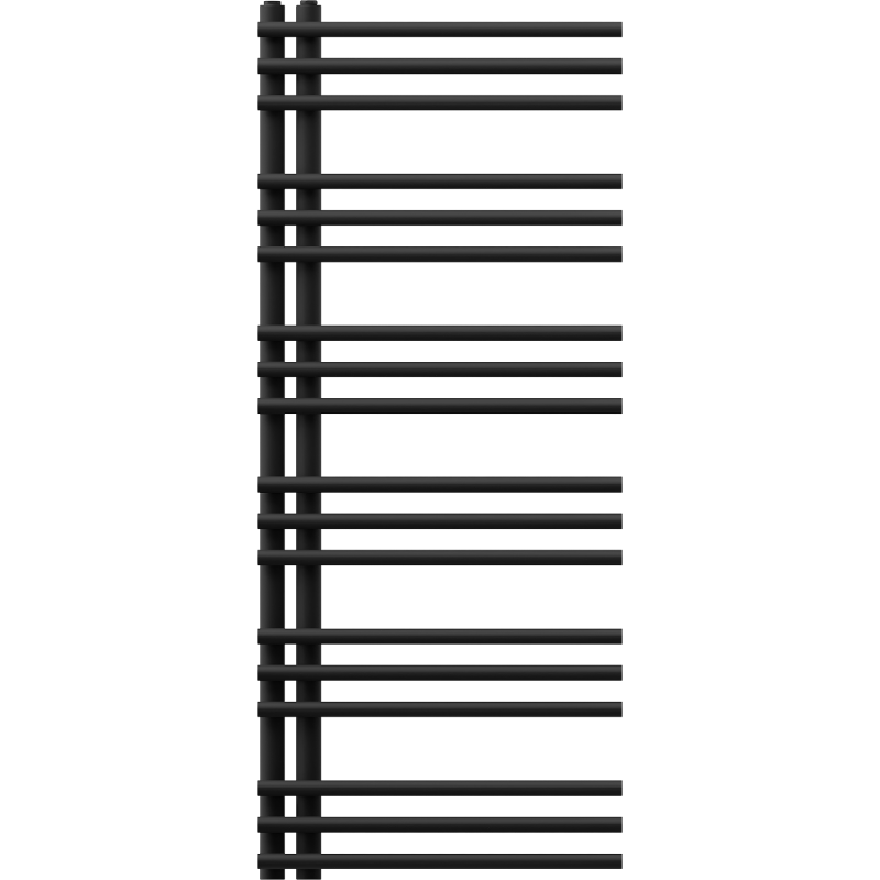 Mexen Neptun dekorativer Badheizkörper 1200 x 500 mm, 456 W, schwarz - W101-1200-500-00-70