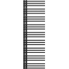 Mexen Neptun dekorativer Badheizkörper 1600 x 500 mm, 662 W, schwarz - W101-1600-500-00-70