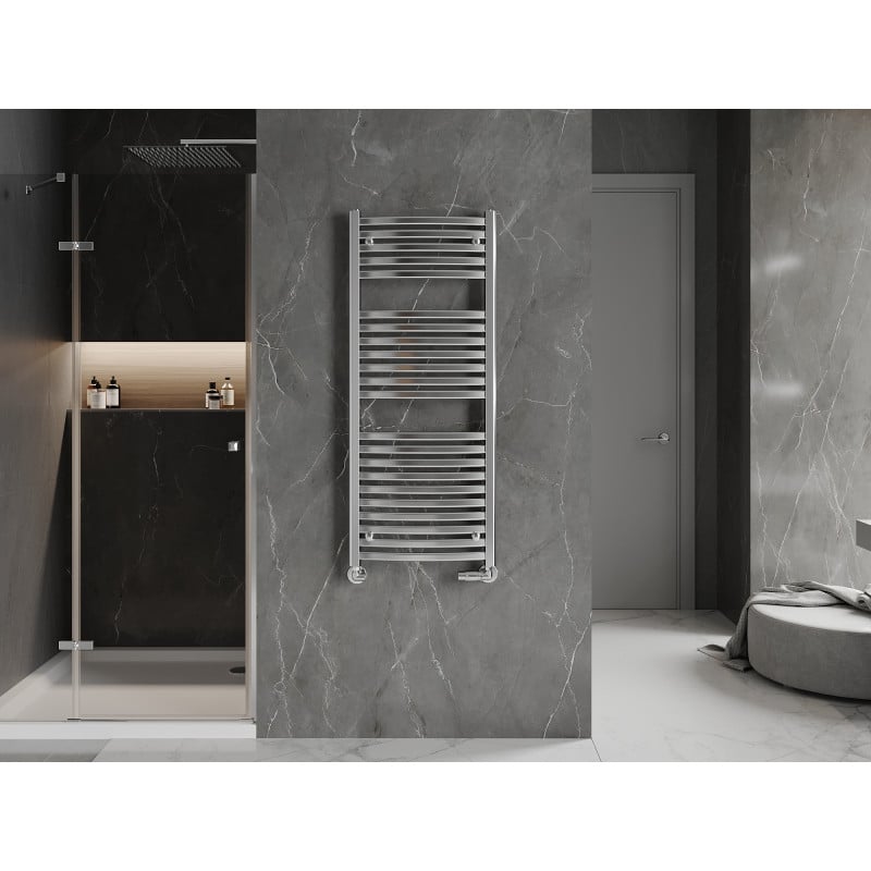 Mexen Helios Badezimmerheizkörper 1200 x 500 mm, 448 W, Chrom - W103-1200-500-00-01