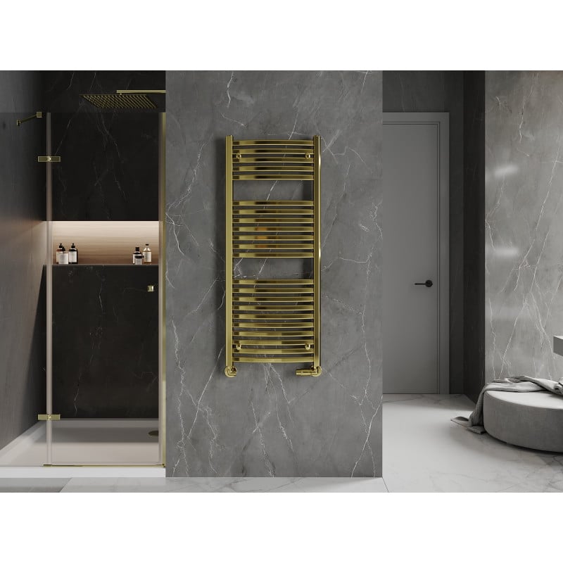Mexen Helios Badezimmerheizkörper 1200 x 500 mm, 448 W, gold - W103-1200-500-00-50
