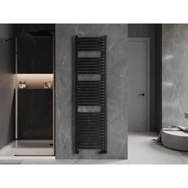 Mexen Helios Badezimmerheizkörper 1800 x 500 mm, 844 W, schwarz - W103-1800-500-00-70