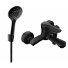 Mexen Sabre R74 Badewannenarmatur mit Duschset, schwarz - 7213R74-70