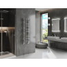 Mexen Eros Badezimmerheizkörper 1200 x 318 mm, 332 W, Chrom - W112-1200-318-00-01