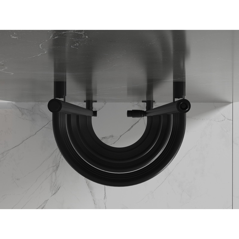 Mexen Eros Badezimmerheizkörper 1200 x 318 mm, 421 W, schwarz - W112-1200-318-00-70