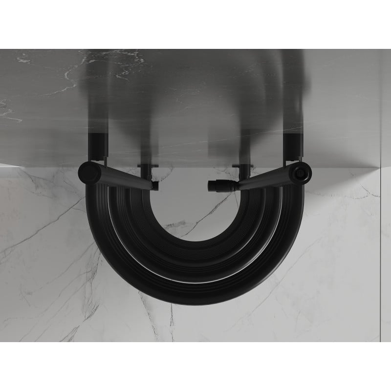 Mexen Eros Badezimmerheizkörper 1600 x 318 mm, 551 W, schwarz - W112-1600-318-00-70