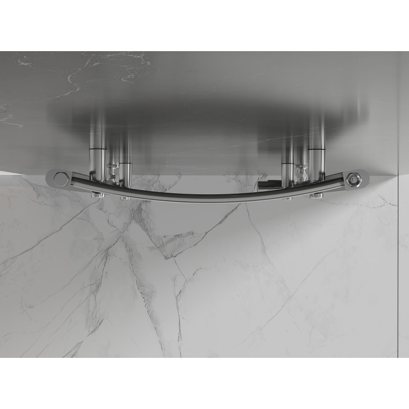 Mexen Helios Badezimmerheizkörper 1200 x 500 mm, 448 W, Chrom - W103-1200-500-00-01