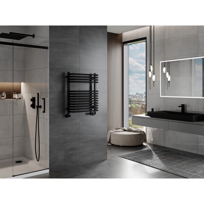 Mexen Apollo Badheizkörper 660 x 550 mm, 386 W, schwarz - W117-0660-550-00-70