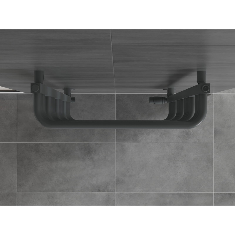 Mexen Apollo Badezimmerheizkörper 1210 x 550 mm, 641 W, Anthrazit - W117-1210-550-00-66