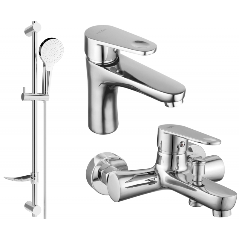 Mexen Kama DF05-Badewannenset, Chrom - 72503DF05-00