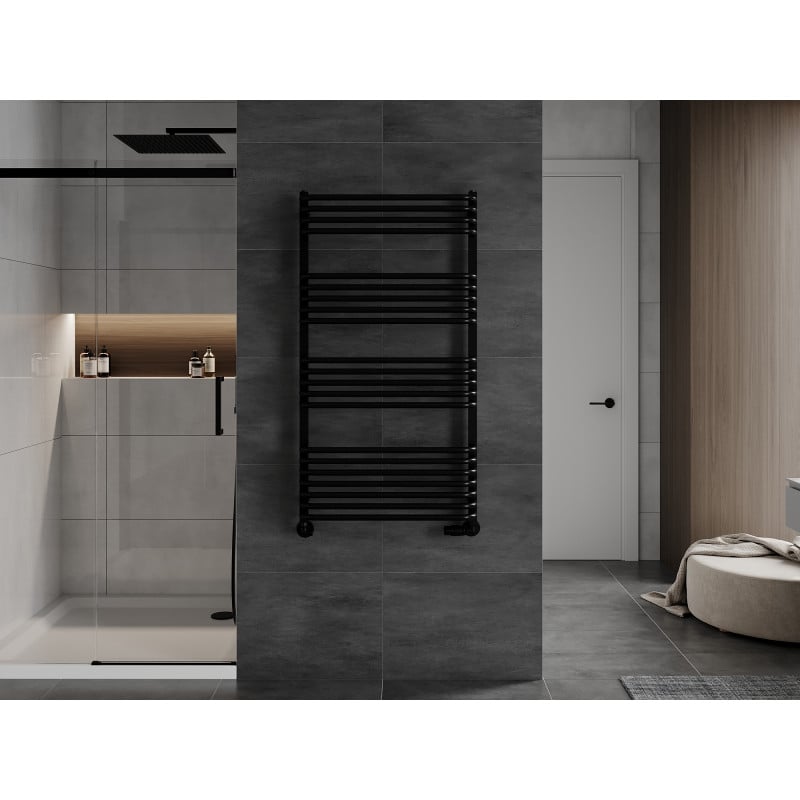 Mexen Apollo Badheizkörper 1210 x 650 mm, 713 W, schwarz - W117-1210-650-00-70