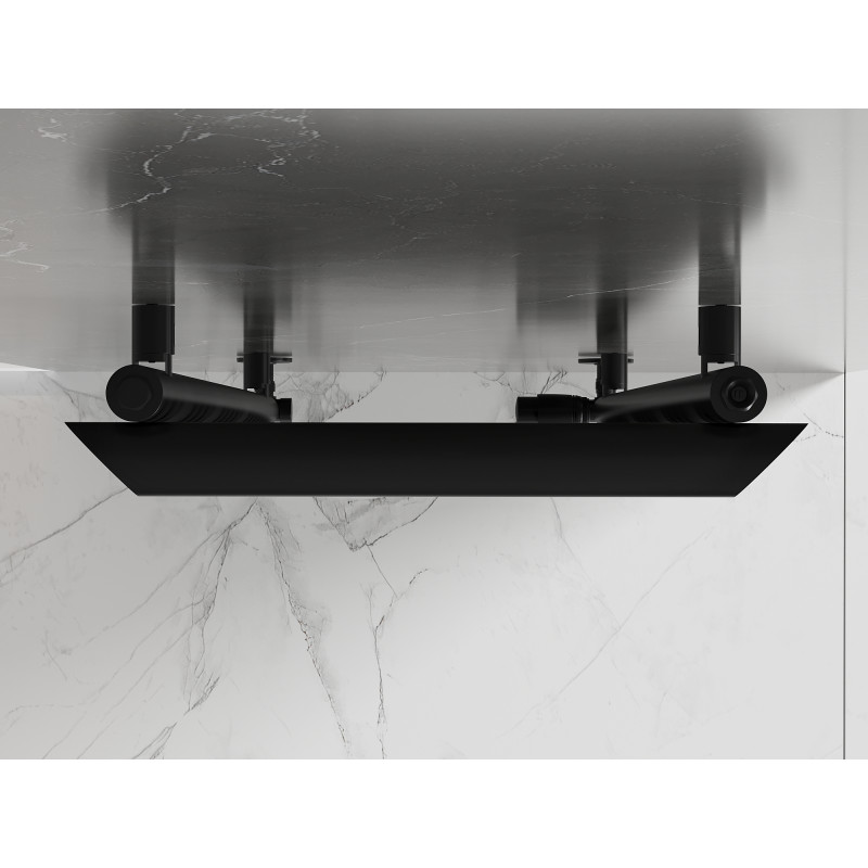 Mexen Akan Badezimmerheizkörper 1080 x 500 mm, 784 W, schwarz - W121-1080-500-00-70