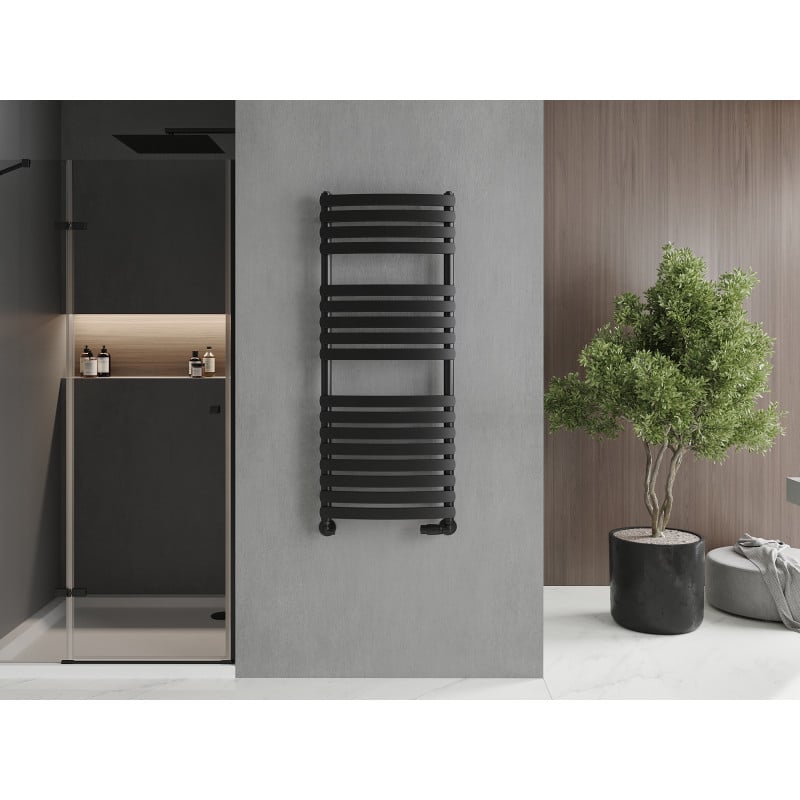 Mexen Bachus Badheizkörper 1200 x 500 mm, 619 W, schwarz - W109-1200-500-00-70