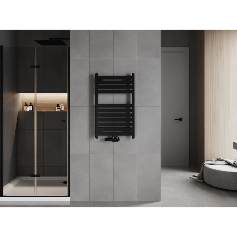 Mexen Uran Badezimmerheizkörper 800 x 500 mm, 364 W, schwarz - W105-0800-500-00-70