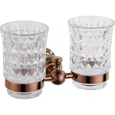 Mexen Estela doppelter Zahnbürstenhalter, Roségold - 7011552-60