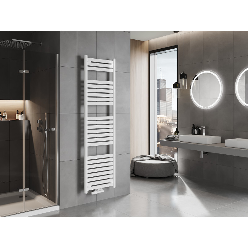 Mexen Uran Badezimmerheizkörper 1800 x 500 mm, 801 W, weiß - W105-1800-500-00-20