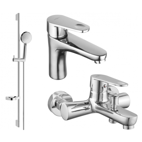 Mexen Kama DS75 Badezimmerset, Chrom - 72503DS75-00