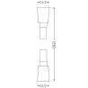 Mexen Duschschlauch 125 cm, Chrom - 79425-00
