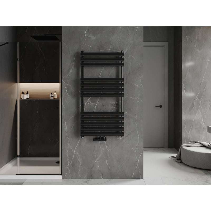Mexen Jowisz Badezimmerheizkörper 1200 x 600 mm, 594 W, schwarz - W107-1200-600-00-70