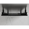 Mexen Saturn Badezimmerheizkörper 1200 x 500 mm, 409 W, schwarz - W108-1200-500-00-70