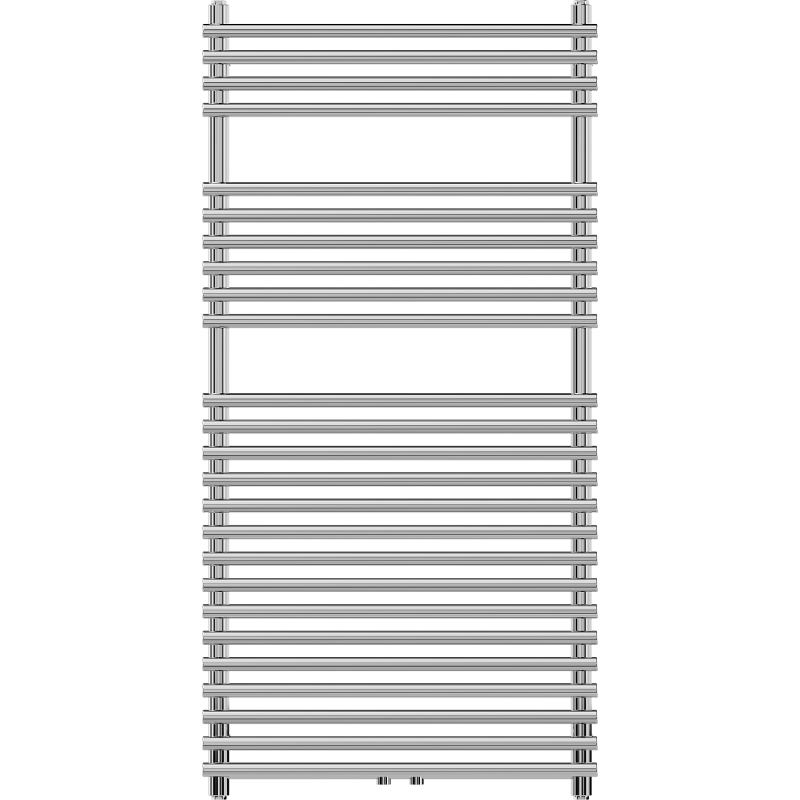 Mexen Sol Badezimmerheizkörper 1200 x 600 mm, 520 W, Chrom - W125-1200-600-00-01