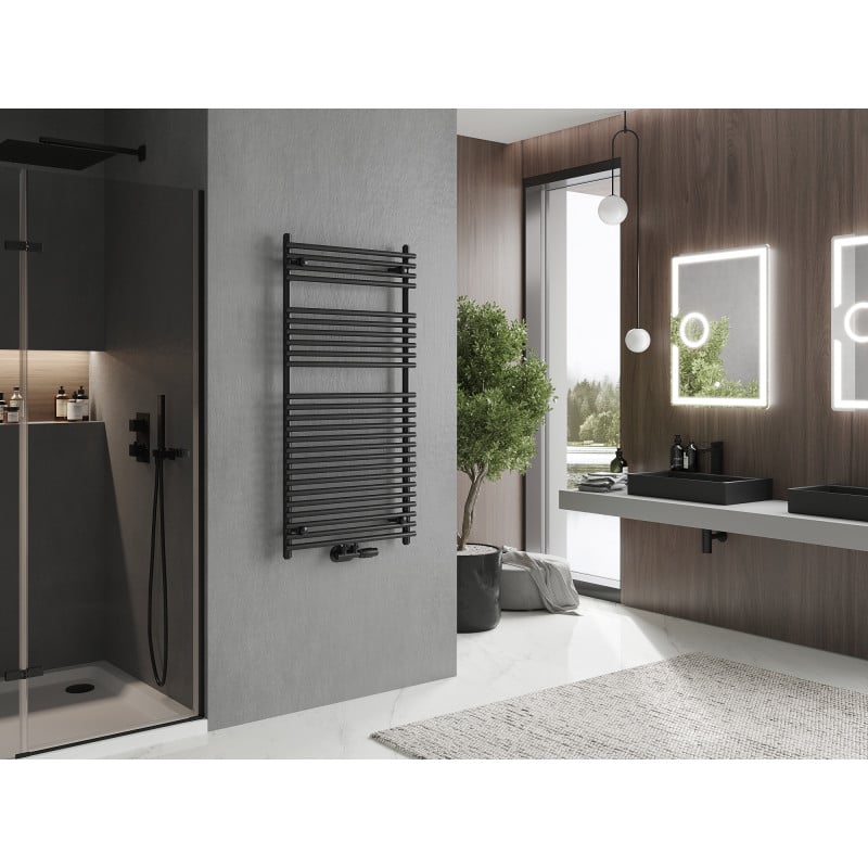 Mexen Sol Badezimmerheizkörper 1200 x 600 mm, 658 W, schwarz - W125-1200-600-00-70
