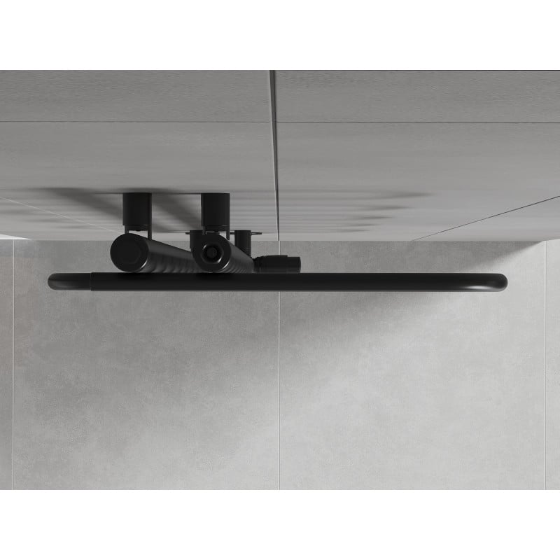 Mexen Kiso dekorativer Badezimmerheizkörper 1250 x 500 mm, 256 W, schwarz - W114-1250-500-00-70