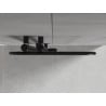 Mexen Kiso dekorativer Badezimmerheizkörper 1250 x 500 mm, 256 W, schwarz - W114-1250-500-00-70