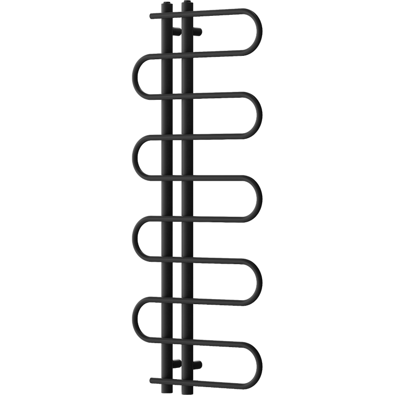 Mexen Kiso dekorativer Badezimmerheizkörper 1250 x 500 mm, 256 W, schwarz - W114-1250-500-00-70
