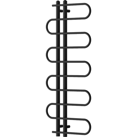 Mexen Kiso dekorativer Badezimmerheizkörper 1250 x 500 mm, 256 W, schwarz - W114-1250-500-00-70