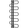 Mexen Kiso dekorativer Badezimmerheizkörper 1250 x 500 mm, 256 W, schwarz - W114-1250-500-00-70