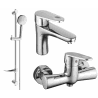 Mexen Kama DF75 Duschset, Chrom - 72504DF75-00