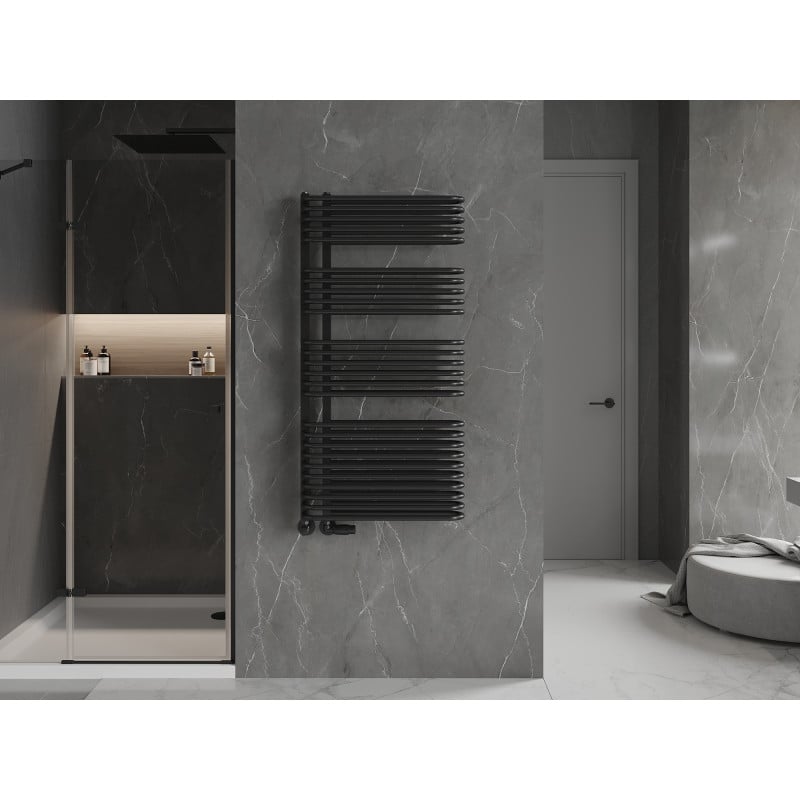 Mexen Amor Badezimmerheizkörper 1200 x 600 mm, 1083 W, schwarz - W120-1200-600-00-70
