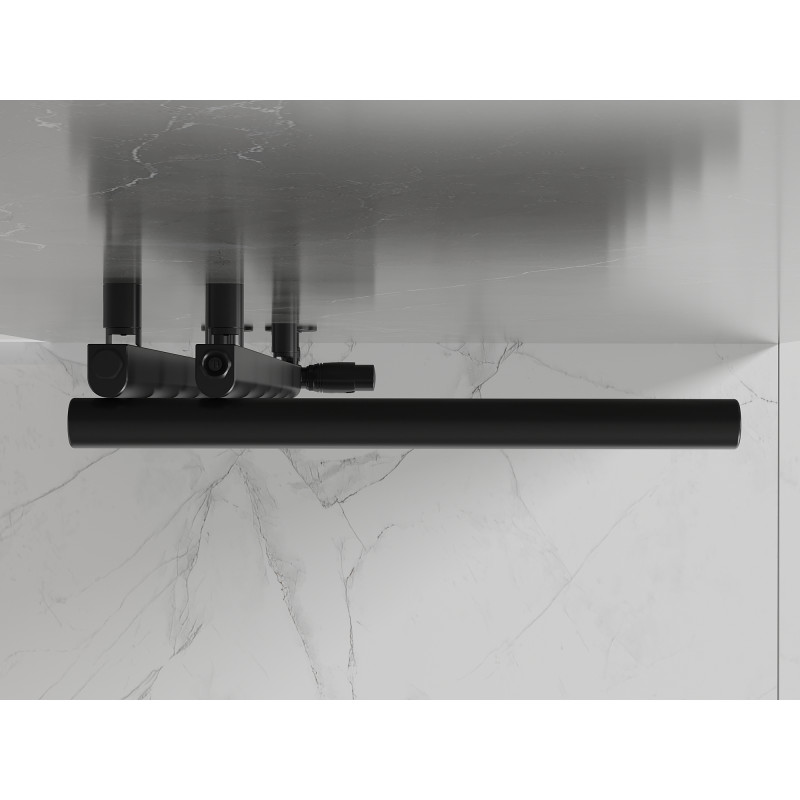 Mexen Jukon Dekorativer Badezimmerheizkörper 988 x 500 mm, 461 W, schwarz - W116-0988-500-00-70