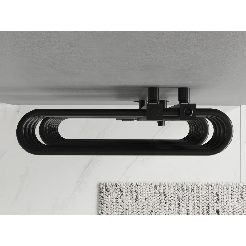 Mexen Ops Badezimmerheizkörper 1300 x 550 mm, 694 W, schwarz - W122-1300-550-00-70