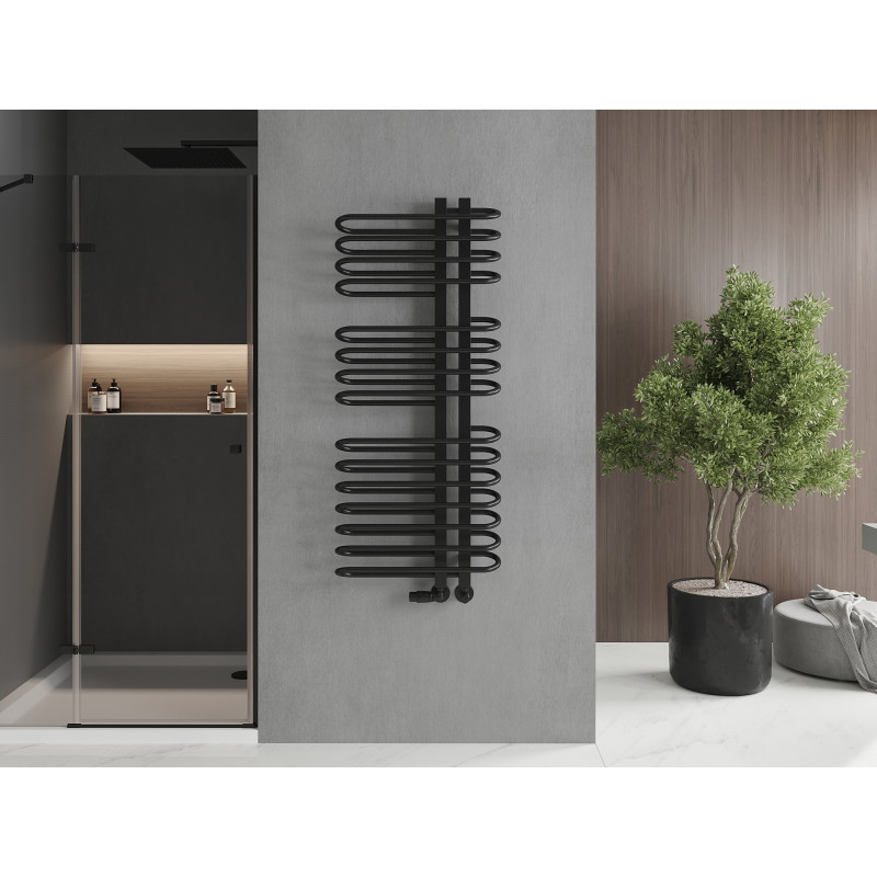 Mexen Ops Badheizkörper 1300 x 550 mm, 694 W, schwarz - W122-1300-550-00-70