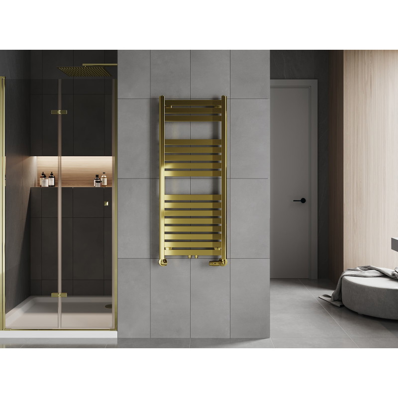Mexen Uran Badezimmerheizkörper 1200 x 500 mm, 422 W, gold - W105-1200-500-00-50