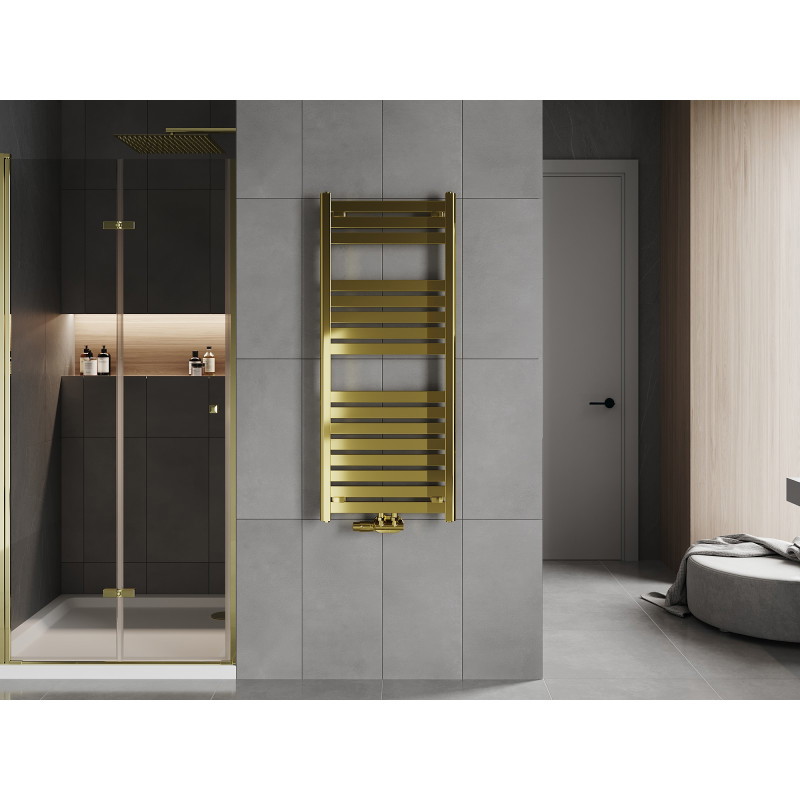 Mexen Uran Badezimmerheizkörper 1200 x 500 mm, 422 W, gold - W105-1200-500-00-50