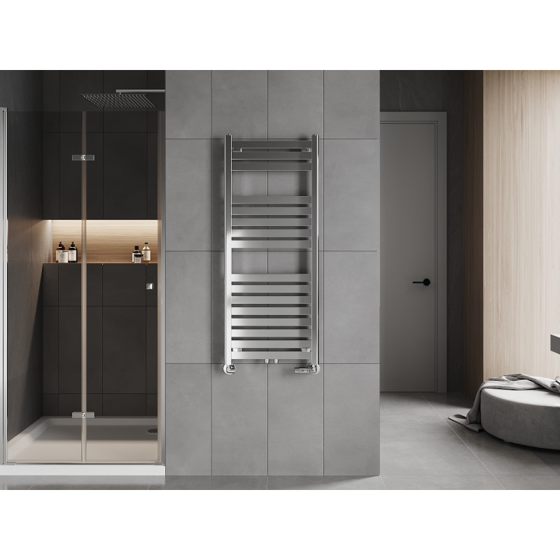 Mexen Uran Badezimmerheizkörper 1200 x 500 mm, 422 W, Chrom - W105-1200-500-00-01