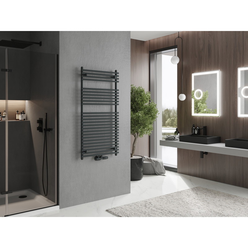 Mexen Sol Badezimmerheizkörper 1200 x 600 mm, 658 W, Anthrazit - W125-1200-600-00-66